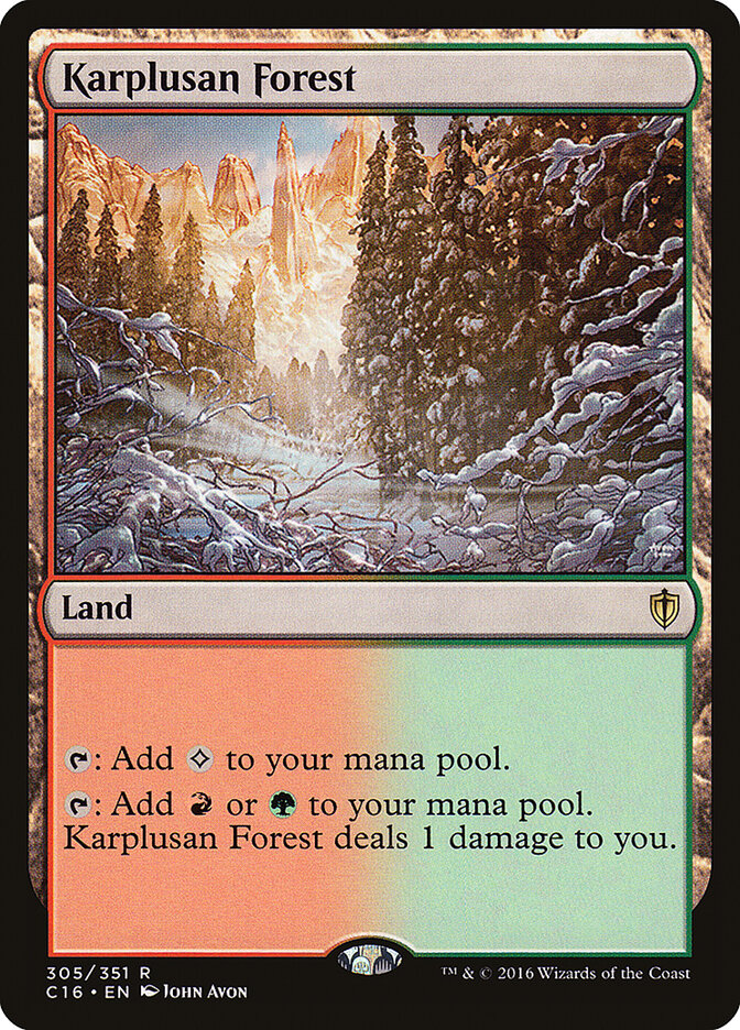Floresta Karplusana / Karplusan Forest - Magic: The Gathering - MoxLand