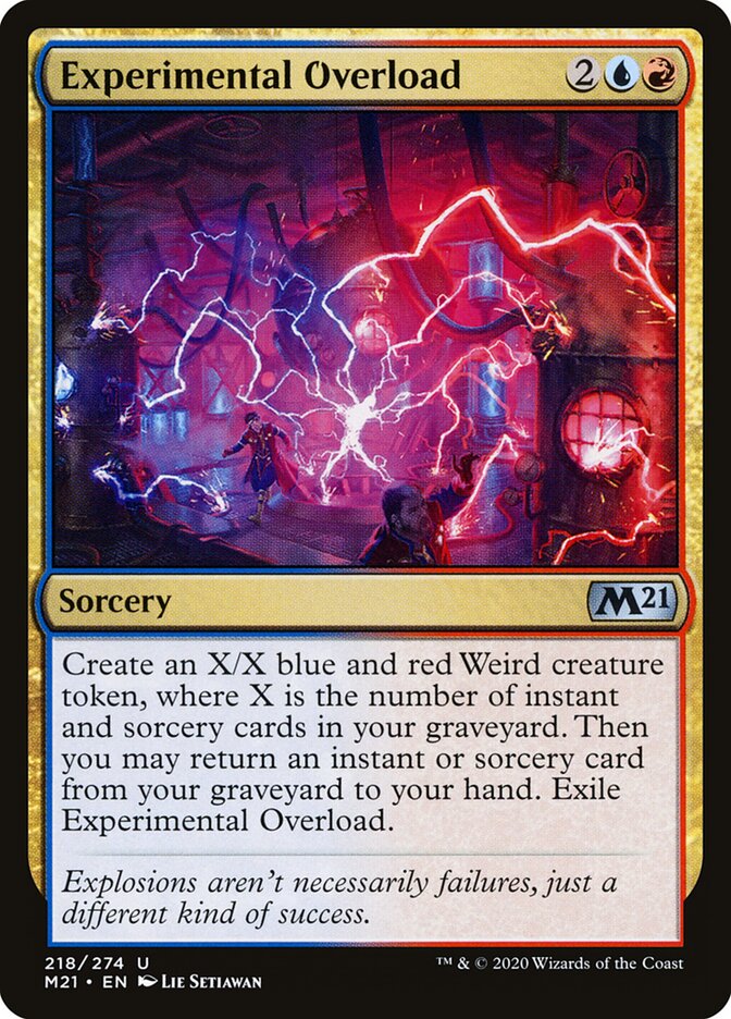 Sobrecarga Experimental / Experimental Overload - Magic: The Gathering - MoxLand