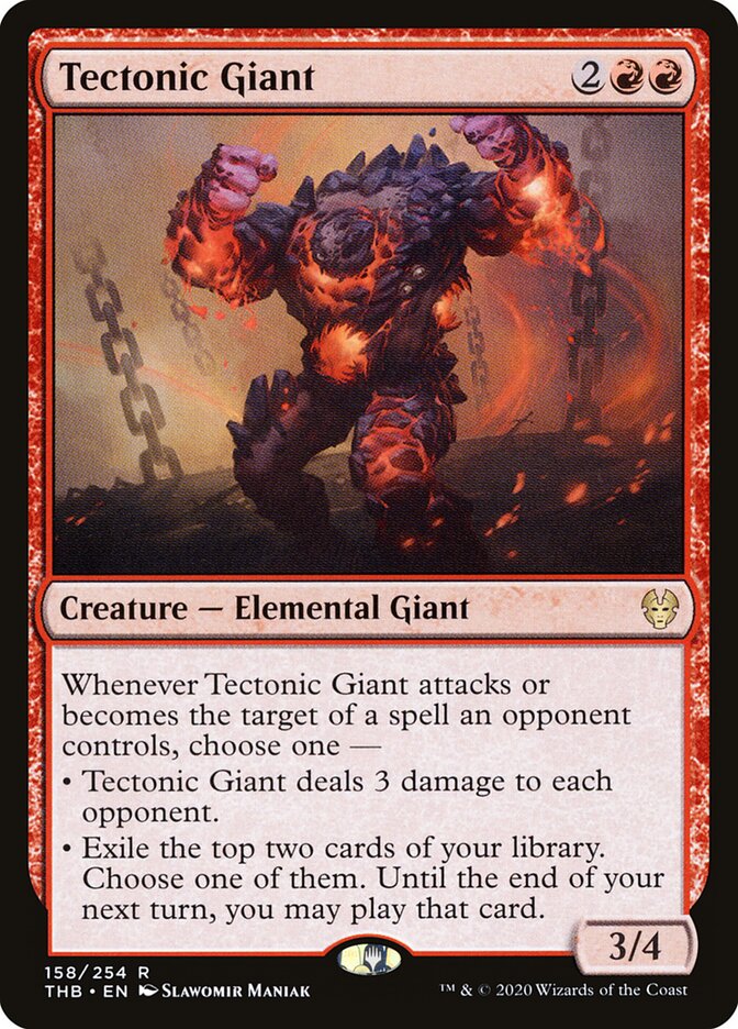 Gigante Tectônico / Tectonic Giant - Magic: The Gathering - MoxLand