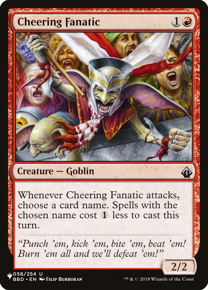Cheering Fanatic - Magic: The Gathering - MoxLand