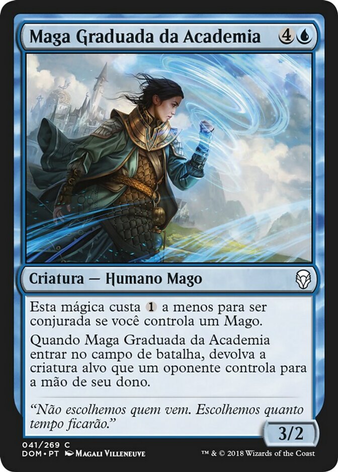 Maga Graduada da Academia / Academy Journeymage - Magic: The Gathering - MoxLand