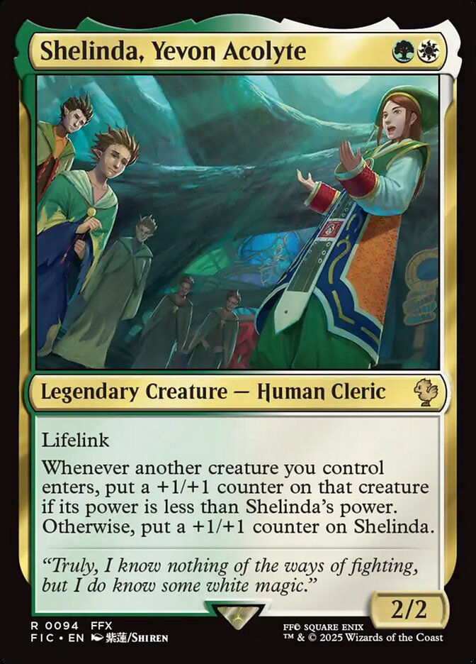 Shelinda, Yevon Acolyte - Magic: The Gathering - MoxLand