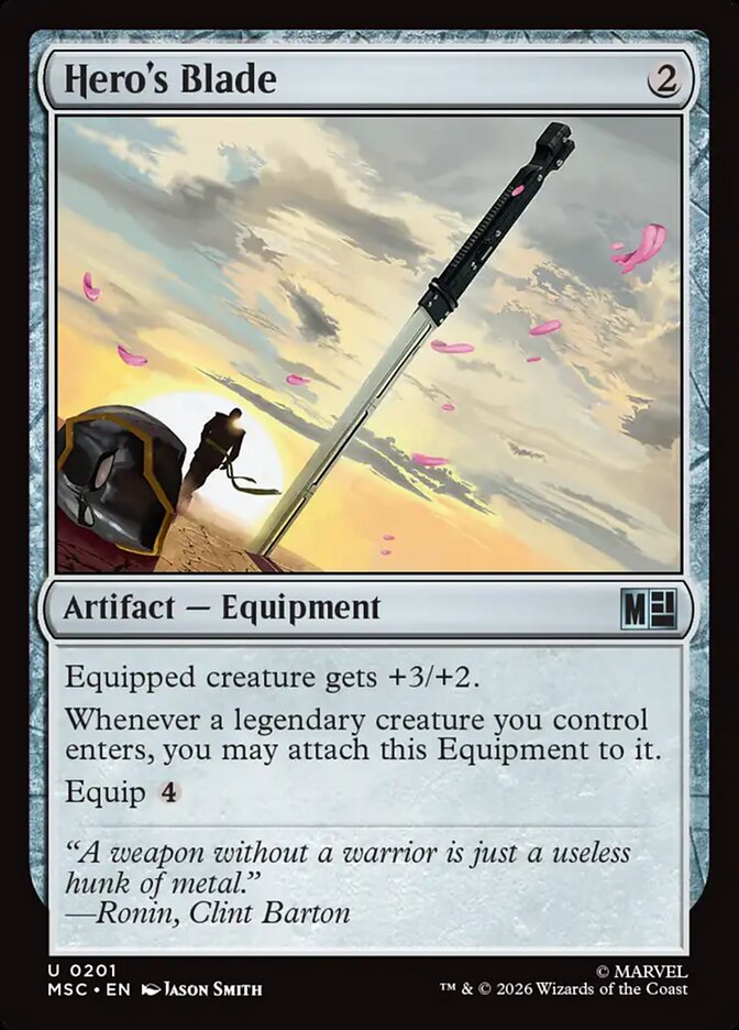 Lâmina do Herói / Hero's Blade - Magic: The Gathering - MoxLand
