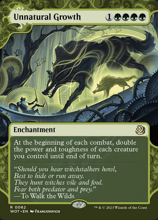 Crescimento Antinatural / Unnatural Growth - Magic: The Gathering - MoxLand