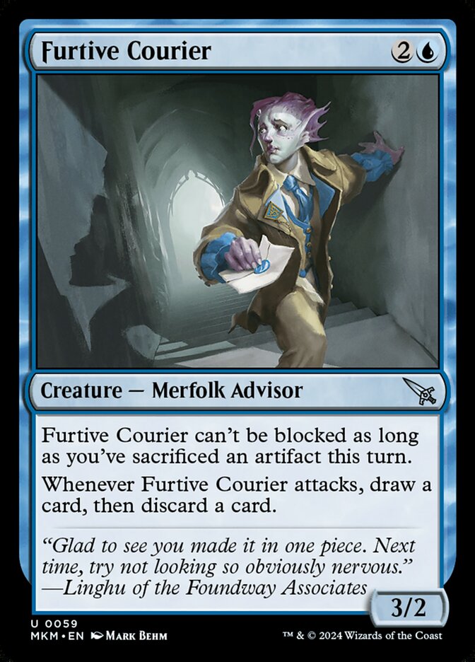 Mensageira Furtiva / Furtive Courier - Magic: The Gathering - MoxLand