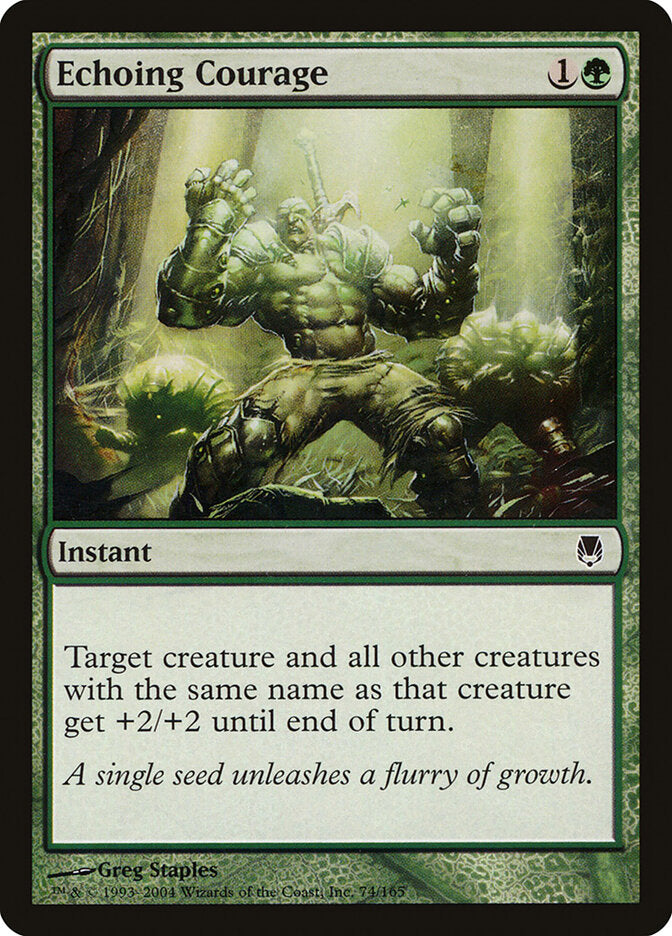 Coragem Reverberante / Echoing Courage - Magic: The Gathering - MoxLand