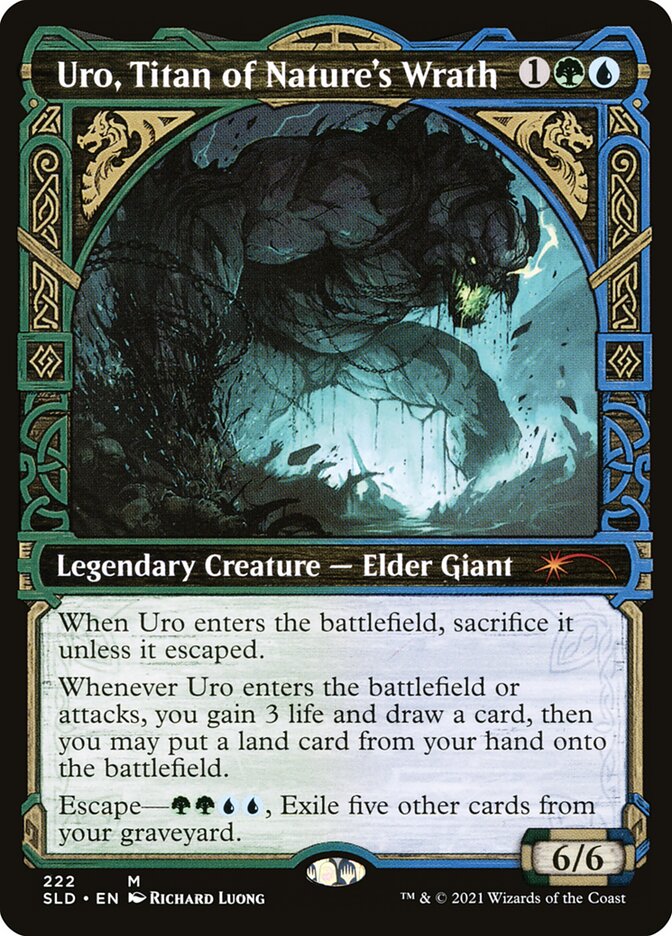Uro, Titã da Ira da Natureza / Uro, Titan of Nature's Wrath - Magic: The Gathering - MoxLand