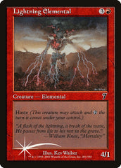 Elemental do Relâmpago / Lightning Elemental - Magic: The Gathering - MoxLand