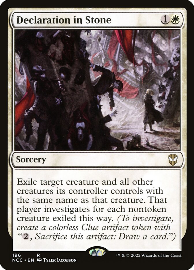 Declaração em Pedra / Declaration in Stone - Magic: The Gathering - MoxLand