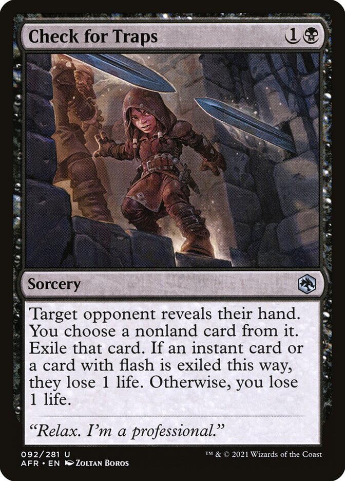 Procurar Armadilhas / Check for Traps - Magic: The Gathering - MoxLand