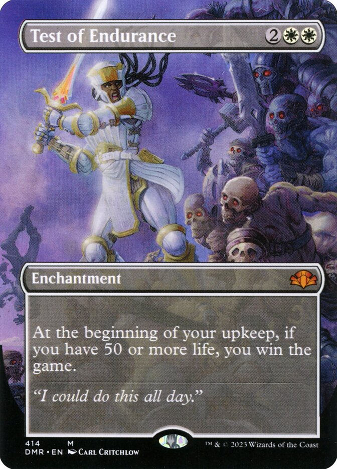 Teste de Resistência / Test of Endurance - Magic: The Gathering - MoxLand