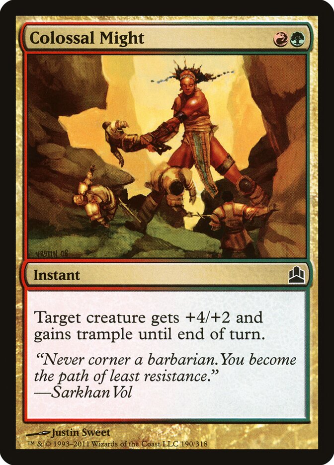 Força Colossal / Colossal Might - Magic: The Gathering - MoxLand
