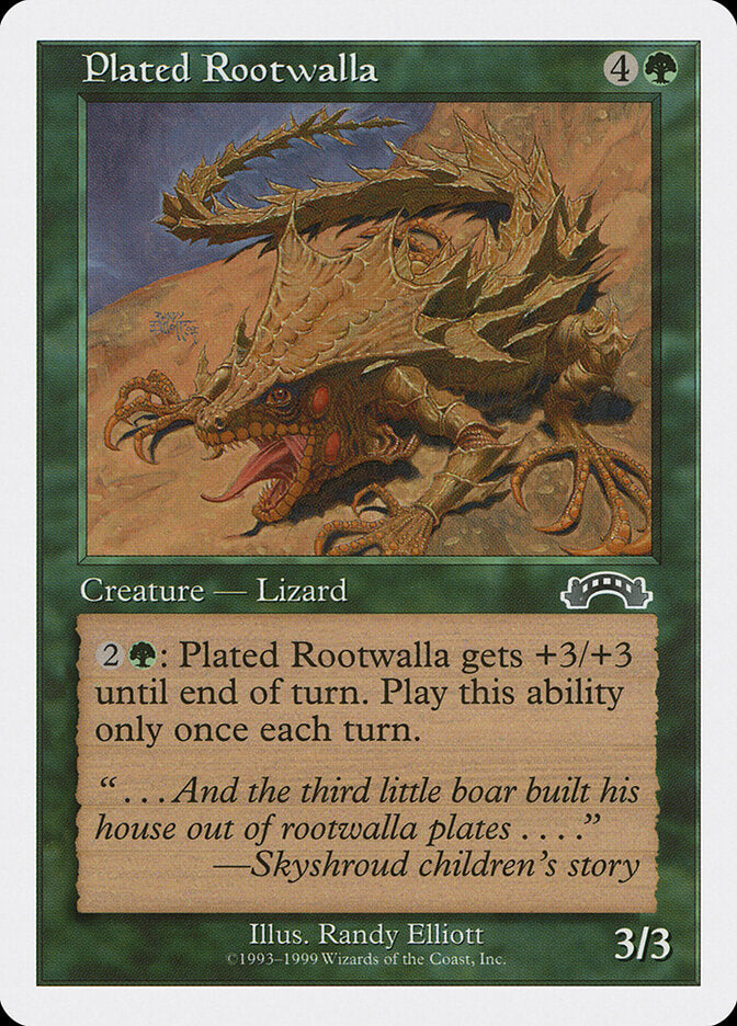 Rizowalla de Couraca / Plated Rootwalla - Magic: The Gathering - MoxLand