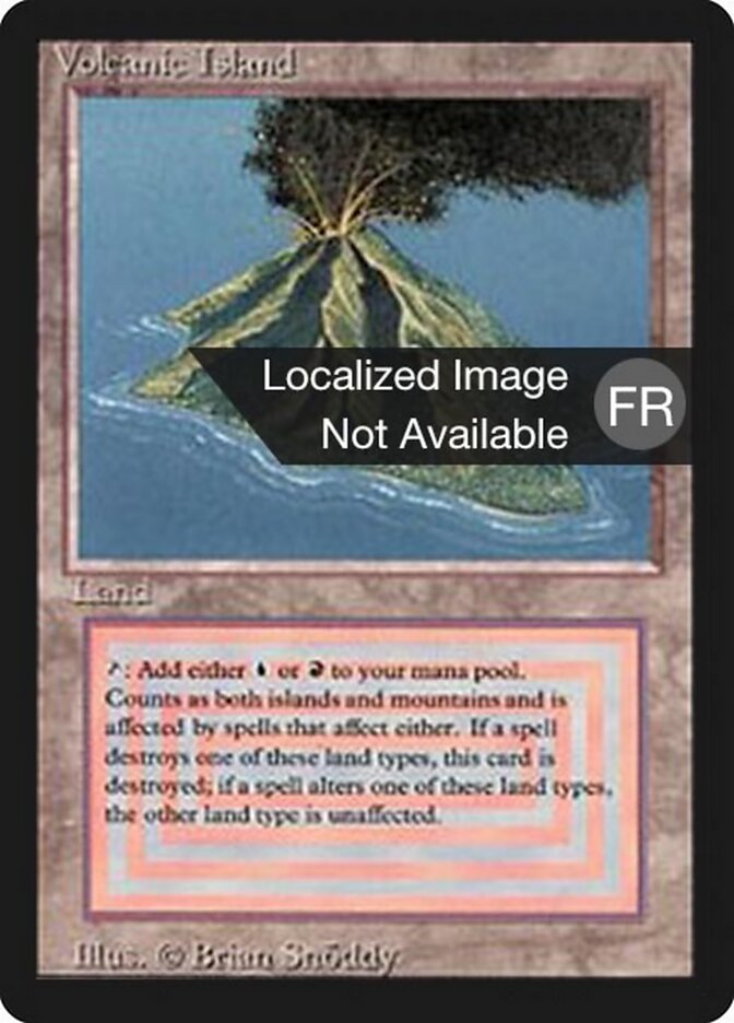 Volcanic Island - Magic: The Gathering - MoxLand