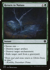 Retorno à Natureza / Return to Nature - Magic: The Gathering - MoxLand