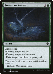 Retorno à Natureza / Return to Nature - Magic: The Gathering - MoxLand