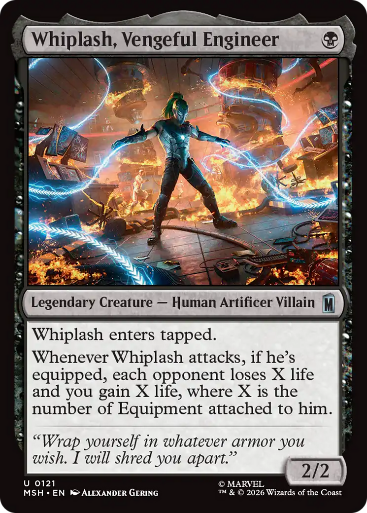 Whiplash, Vengeful Engineer - Magic: The Gathering - MoxLand