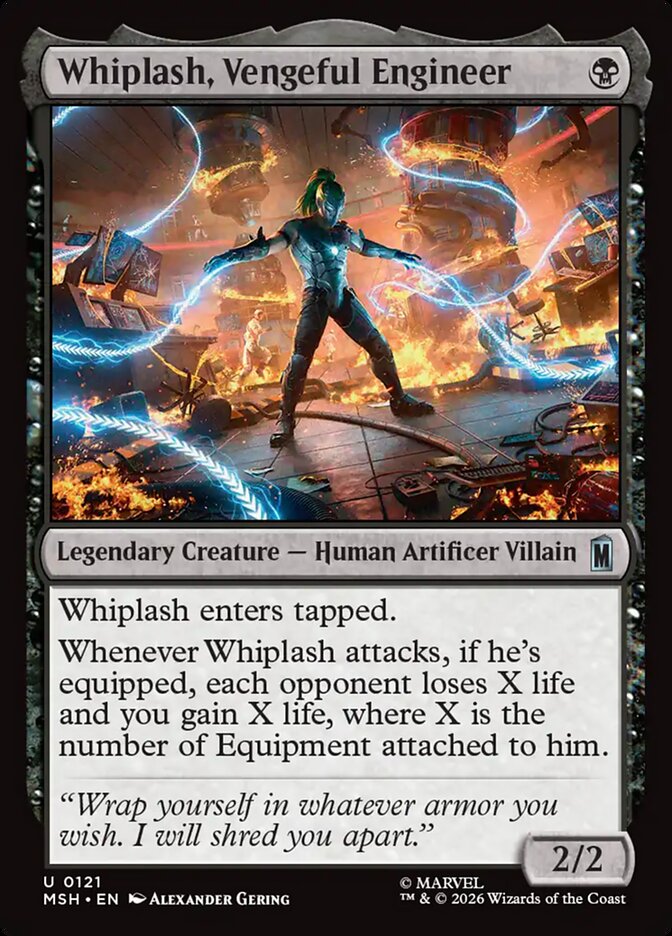 Whiplash, Vengeful Engineer - Magic: The Gathering - MoxLand