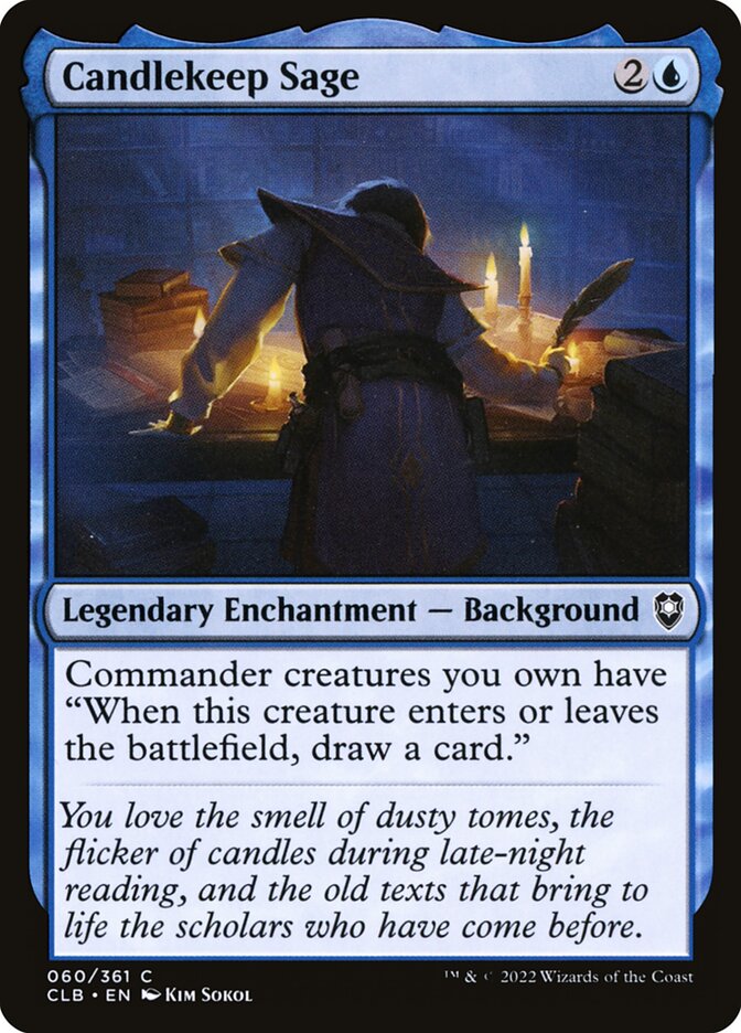 Sábio do Forte da Vela / Candlekeep Sage - Magic: The Gathering - MoxLand