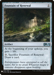 Fonte da Renovação / Fountain of Renewal - Magic: The Gathering - MoxLand