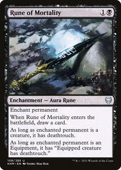 Runa de Mortalidade / Rune of Mortality - Magic: The Gathering - MoxLand