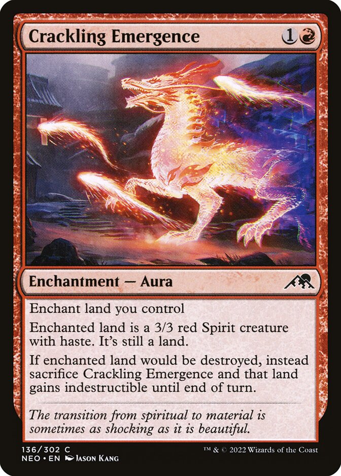 Emergência Crepitante / Crackling Emergence - Magic: The Gathering - MoxLand