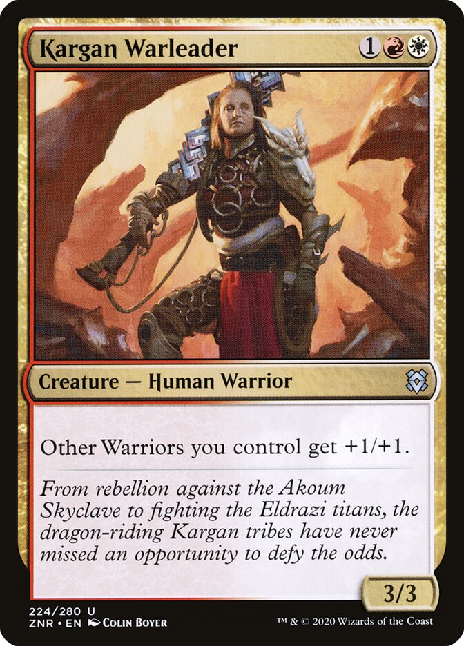 Líder de Guerra Karganiana / Kargan Warleader - Magic: The Gathering - MoxLand