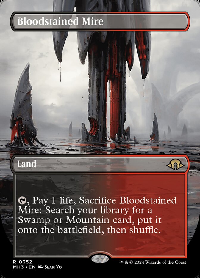 Lamaçal Ensanguentado / Bloodstained Mire - Magic: The Gathering - MoxLand