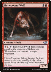 Lobo da Coleira Rúnica / Runebound Wolf - Magic: The Gathering - MoxLand
