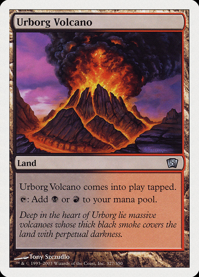 Vulcão de Urborg / Urborg Volcano - Magic: The Gathering - MoxLand