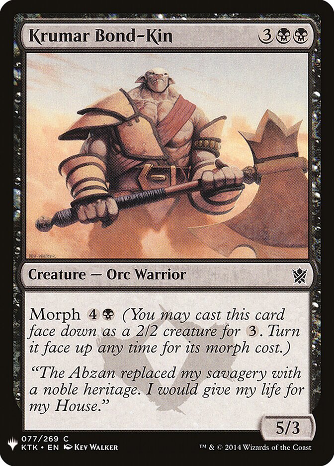 Krumar Laço-de-honra / Krumar Bond-Kin - Magic: The Gathering - MoxLand