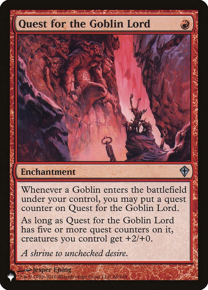 Busca pelo Senhor dos Goblins / Quest for the Goblin Lord - Magic: The Gathering - MoxLand