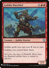Comandante de Guerra Goblin / Goblin Warchief - Magic: The Gathering - MoxLand