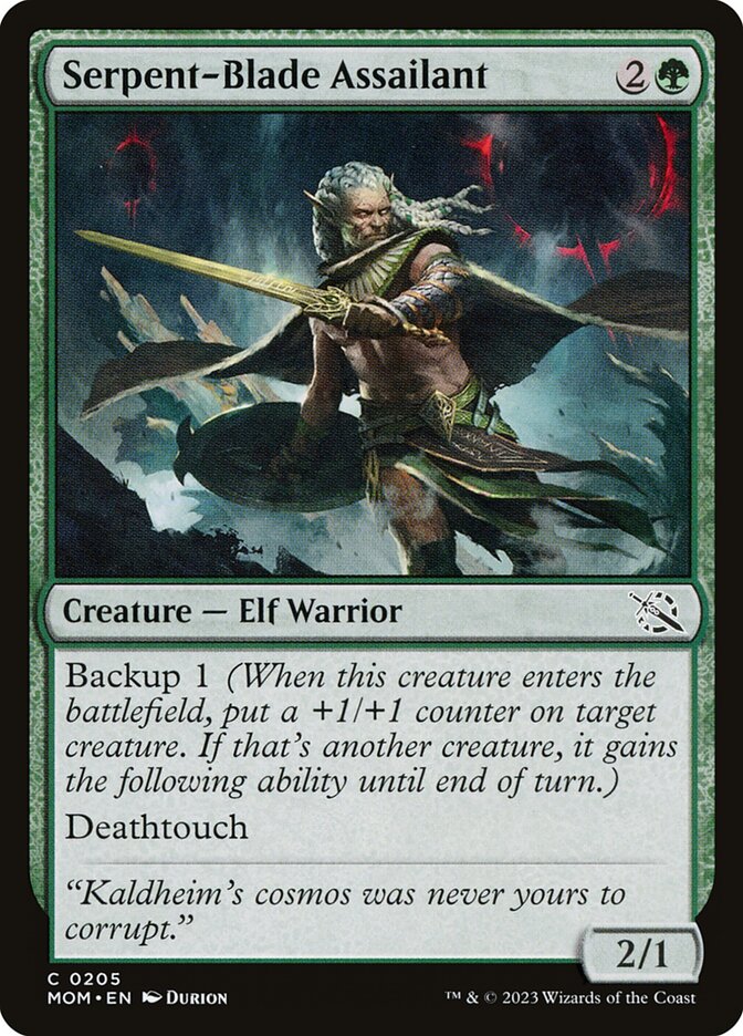 Assediador da Serpentelâmina / Serpent-Blade Assailant - Magic: The Gathering - MoxLand