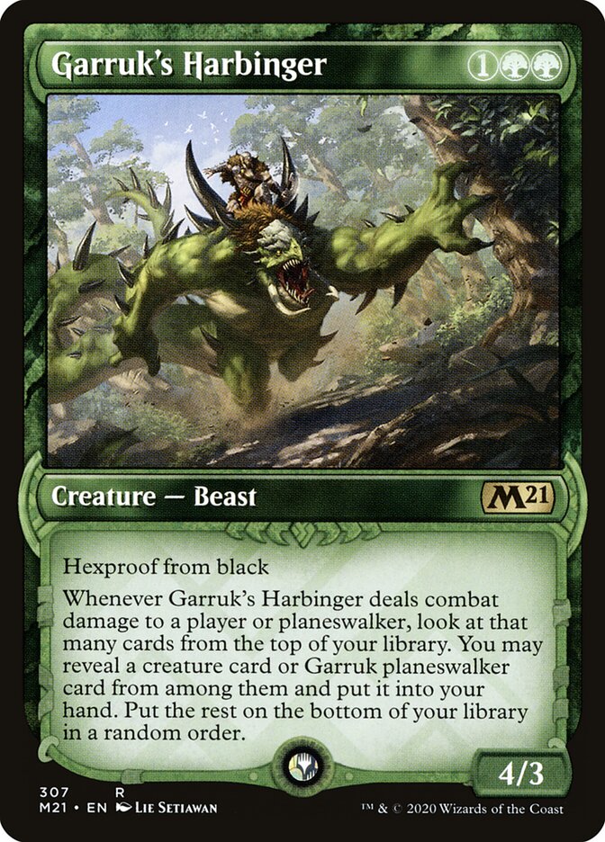 Anunciador de Garruk / Garruk's Harbinger - Magic: The Gathering - MoxLand