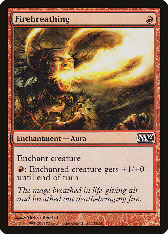 Hálito de Fogo / Firebreathing - Magic: The Gathering - MoxLand