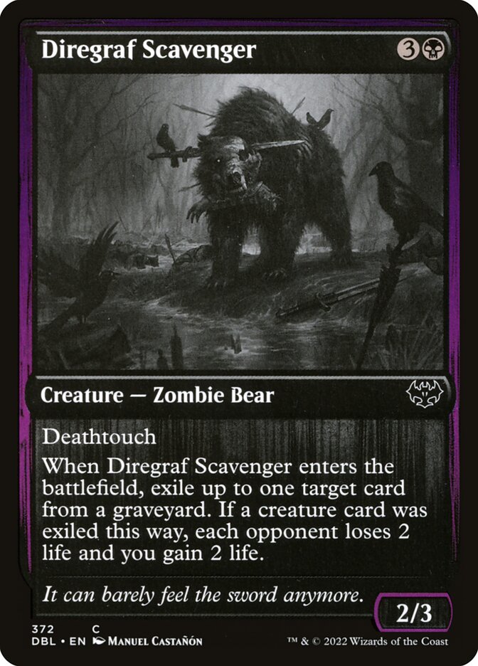 Necrófago do Cemitério do Terror / Diregraf Scavenger - Magic: The Gathering - MoxLand