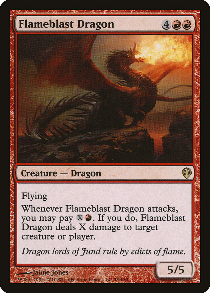 Dragão da Explosão Flamejante / Flameblast Dragon - Magic: The Gathering - MoxLand