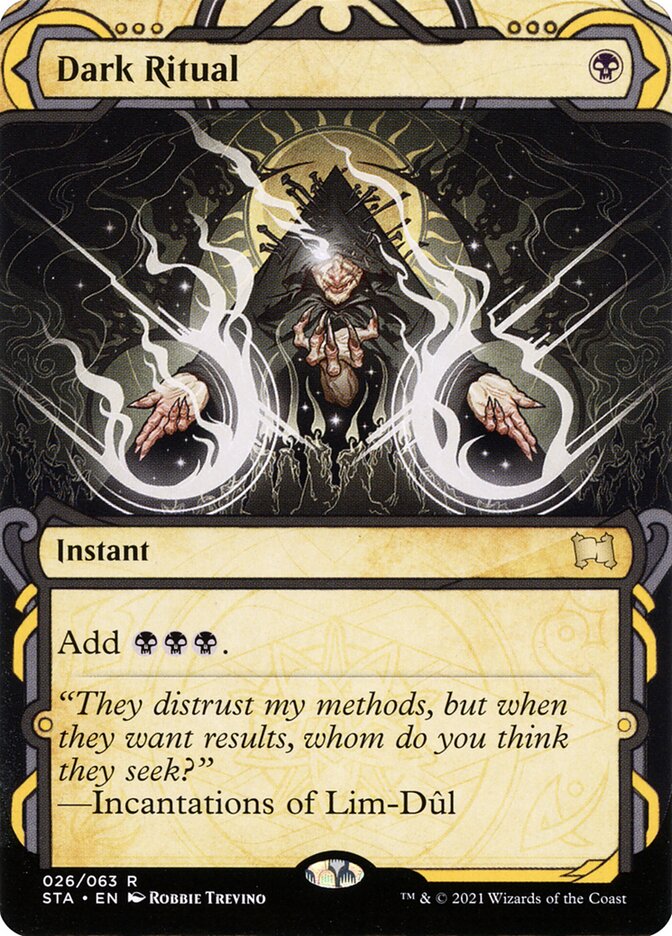 Ritual Sombrio / Dark Ritual - Magic: The Gathering - MoxLand