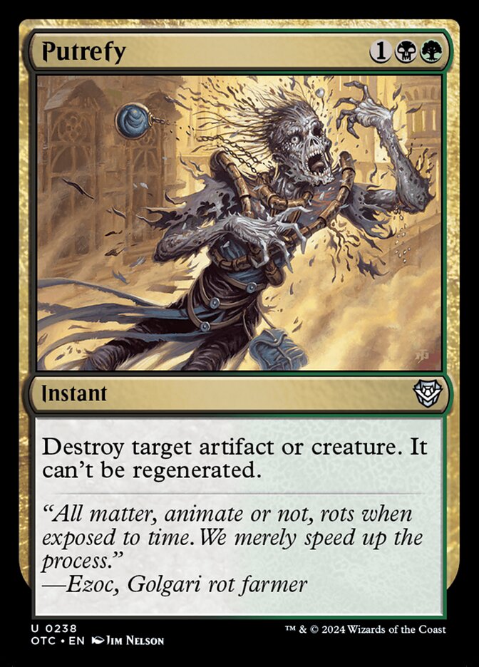 Putrificar / Putrefy - Magic: The Gathering - MoxLand