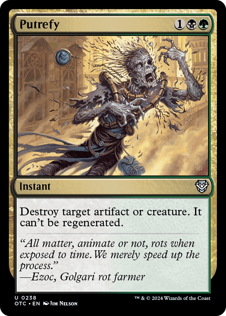 Putrificar / Putrefy - Magic: The Gathering - MoxLand
