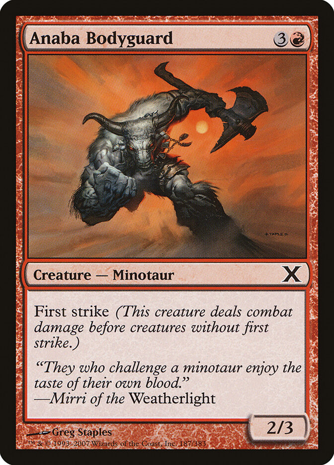 Guarda-Costas de Anaba / Anaba Bodyguard - Magic: The Gathering - MoxLand