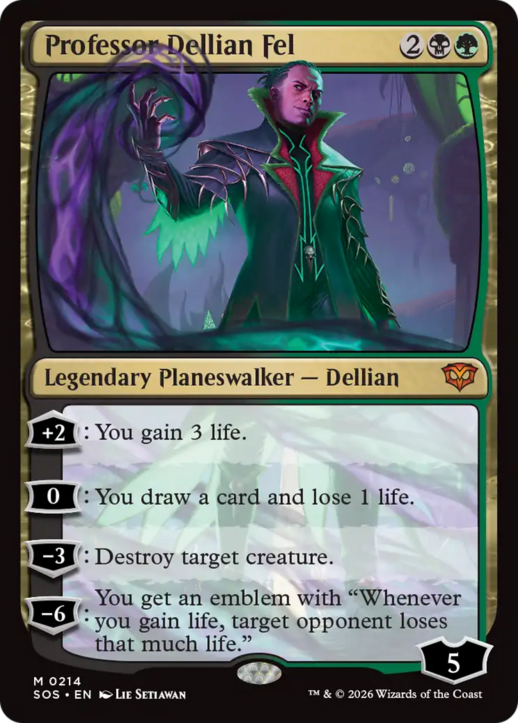 Professor Dellian Fel - Magic: The Gathering - MoxLand