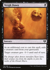 Afundar / Weigh Down - Magic: The Gathering - MoxLand