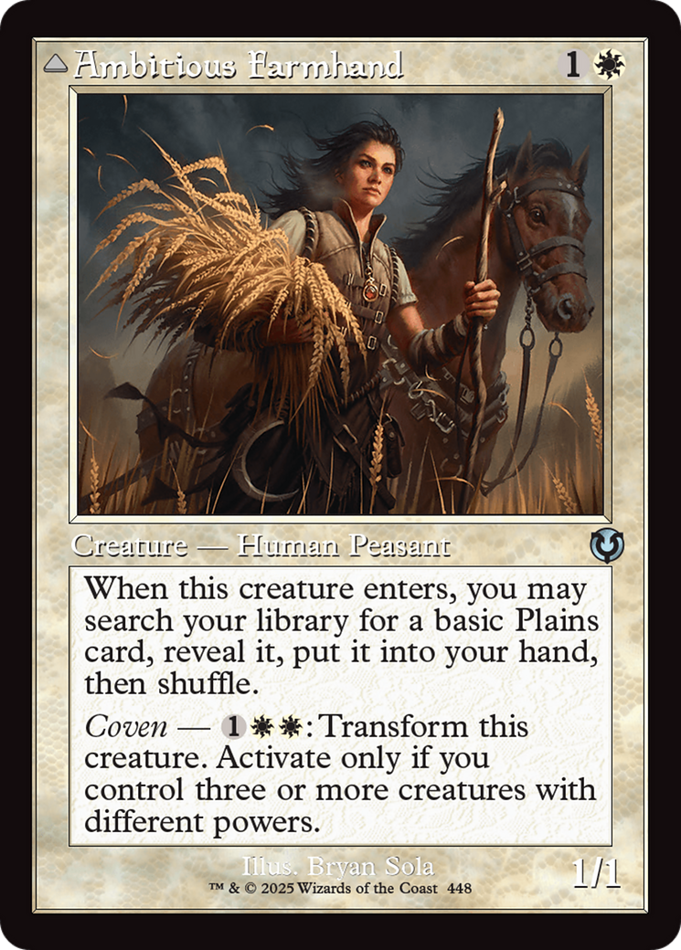 Lavradora Ambiciosa / Ambitious Farmhand - Magic: The Gathering - MoxLand
