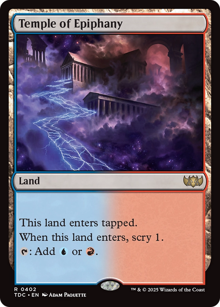 Templo da Epifania / Temple of Epiphany - Magic: The Gathering - MoxLand