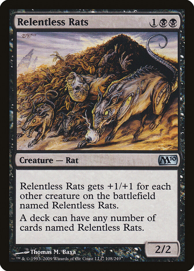 Ratos Implacáveis / Relentless Rats - Magic: The Gathering - MoxLand