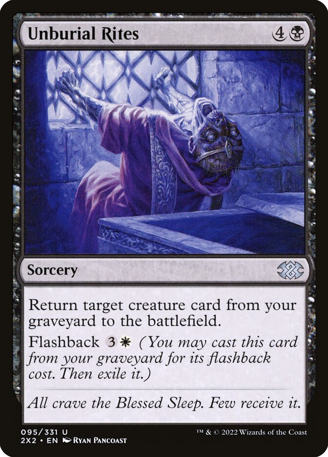 Ritos de Desenterro / Unburial Rites - Magic: The Gathering - MoxLand
