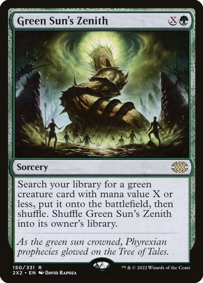 Zênite do Sol Verde / Green Sun's Zenith - Magic: The Gathering - MoxLand