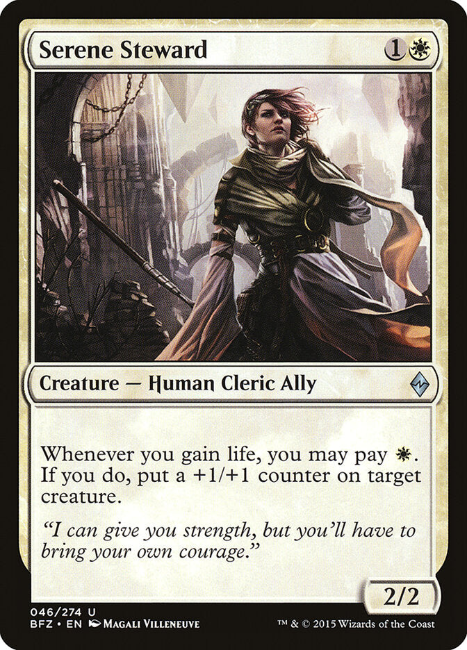 Guardião Sereno / Serene Steward - Magic: The Gathering - MoxLand